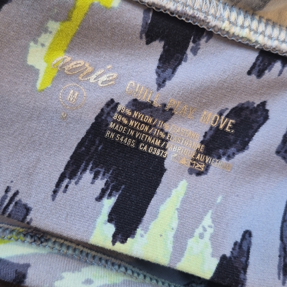 Aerie Animal Print Small Leggings & Medium Sports Bra Tank Set - Picture 6 of 12